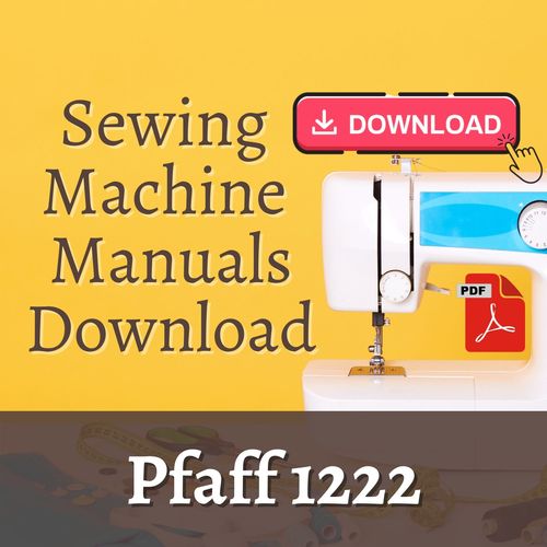 Product picture Pfaff 1222 Owners, User, Service & Repair manual