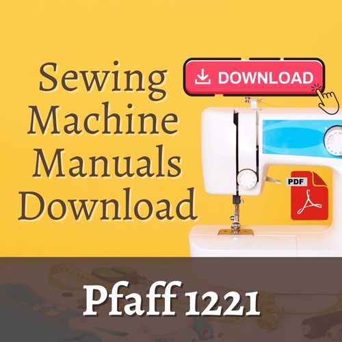 Product picture Pfaff 1221 Owners, User, Service & Repair manual