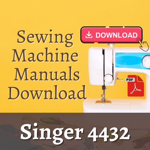 Product picture singer 4432 Sewing Machine Instruction and Service Manual