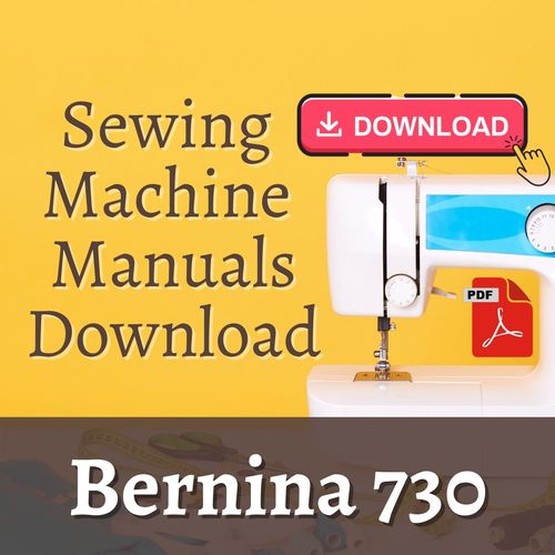 Product picture Bernina Record 730 Sewing Machine User and Service Manual